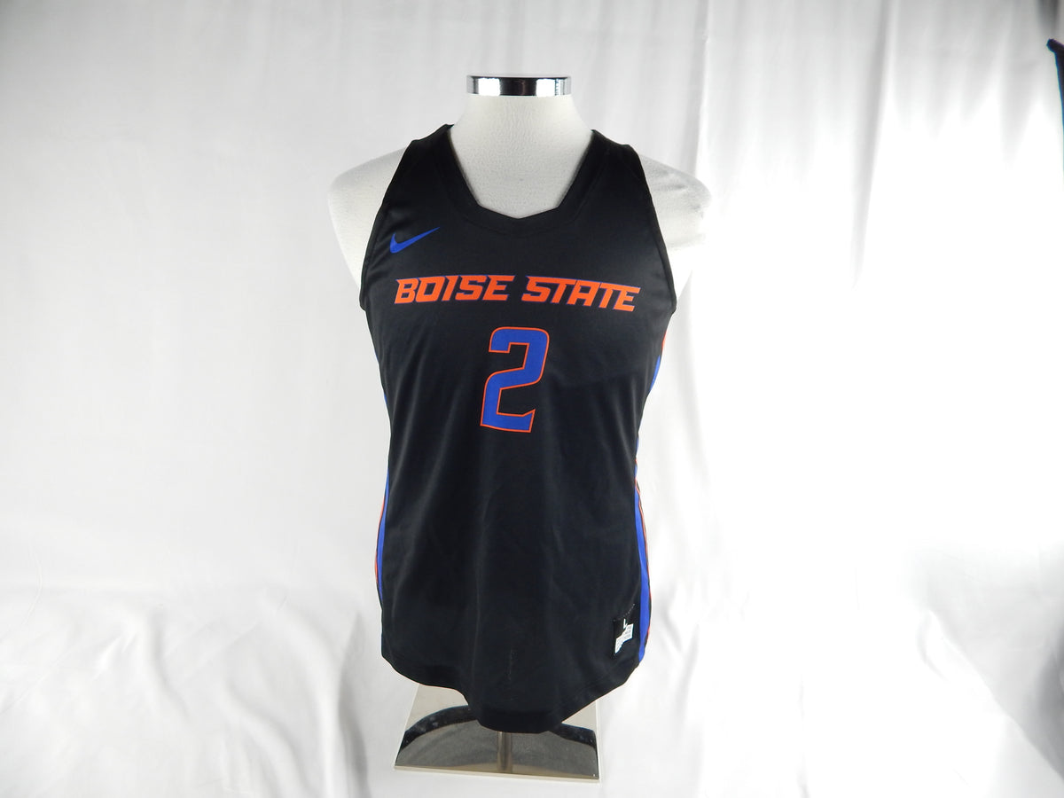 2021-22 Boise State Broncos #2 Game Issued Black Jersey Basketball L 169