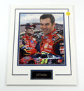 Jeff Gordon NASCAR Matted Photo & Name Plate 11x14 Ideal For Framing