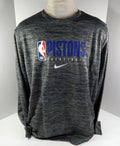 2019-20 Detroit Pistons Team Issued Grey SweatShirt Nike Crewneck 32 3XL 174S