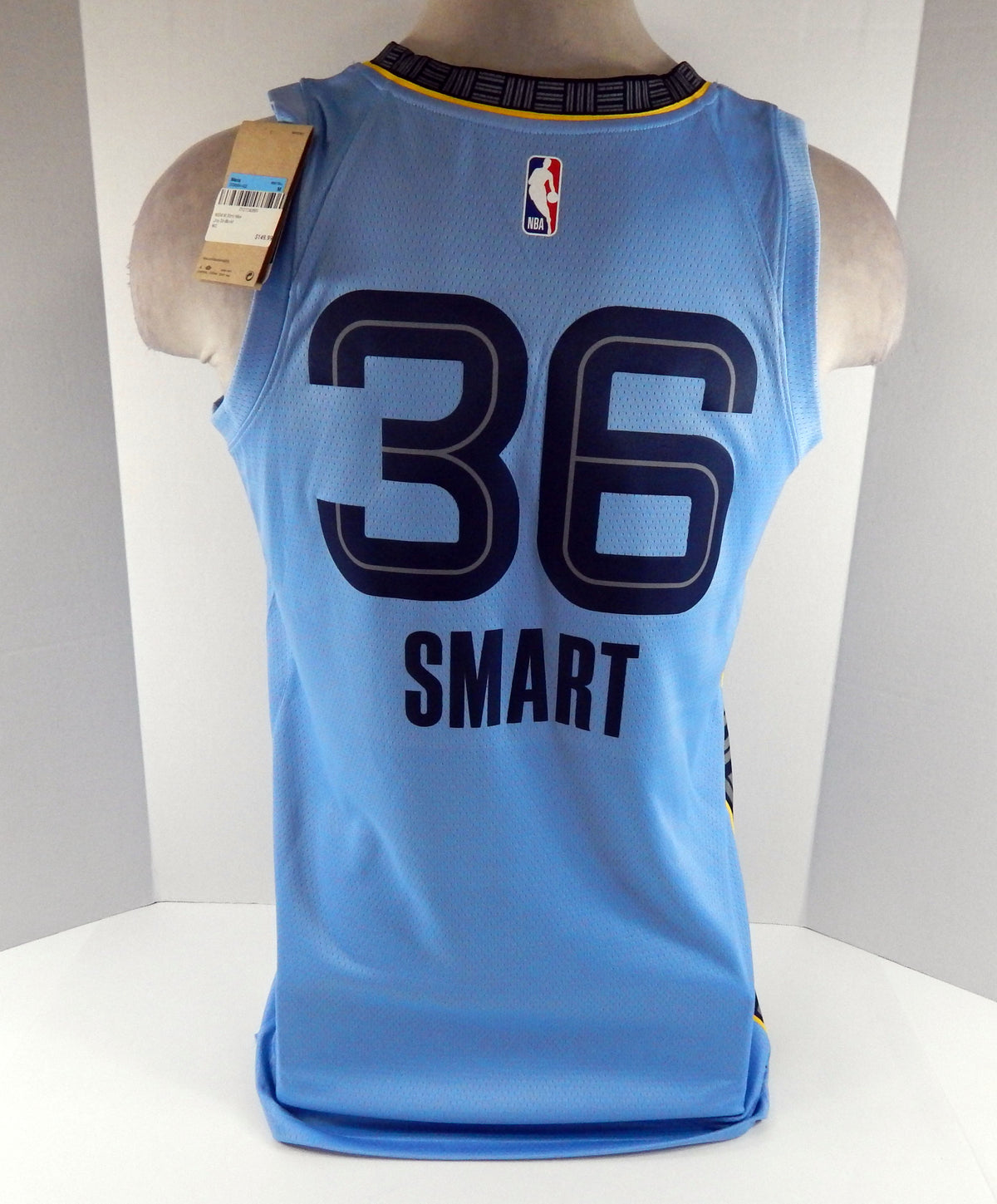 Mens Memphis Grizzlies Marcus Smart #36 Swingman Blue Jersey STMT Nike NWT M 5 Pic2