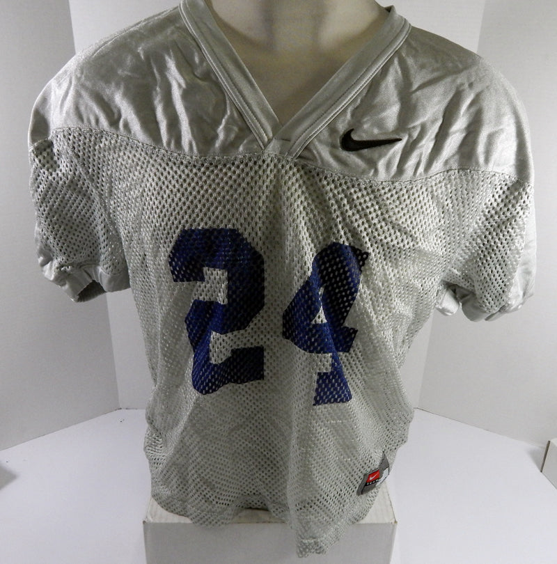 North Carolina Tar Heels UNC #24 Game Used White Practice Football Jersey 519