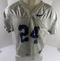 North Carolina Tar Heels UNC #24 Game Used White Practice Football Jersey 519