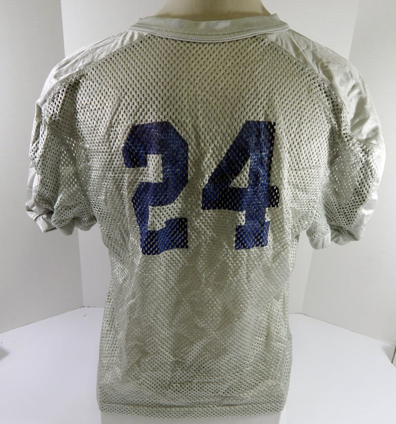 North Carolina Tar Heels UNC #24 Game Used White Practice Football Jersey 519 Pic2