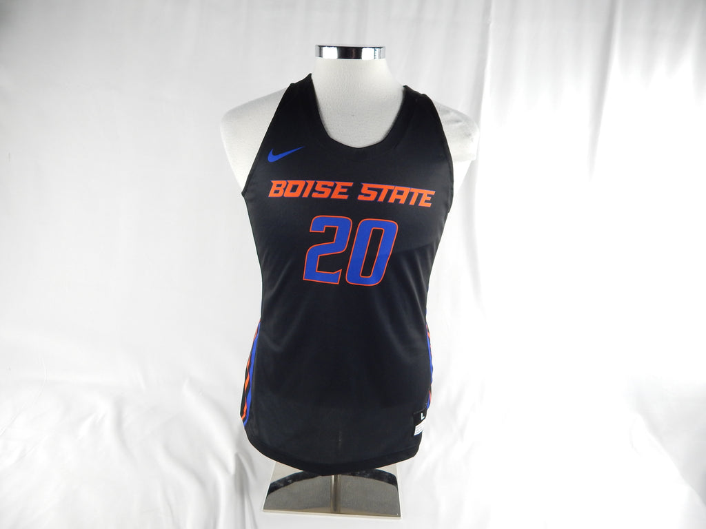 2019-20 Boise State Broncos #20 Game Issued Black Jersey Basketball L 170