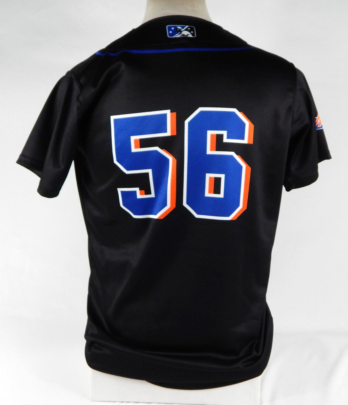 2022-23 Syracuse Mets #56 Game Used Black Jersey 44 DP68066 Pic2
