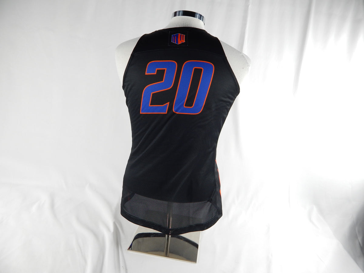 2019-20 Boise State Broncos #20 Game Issued Black Jersey Basketball L 170 Pic2