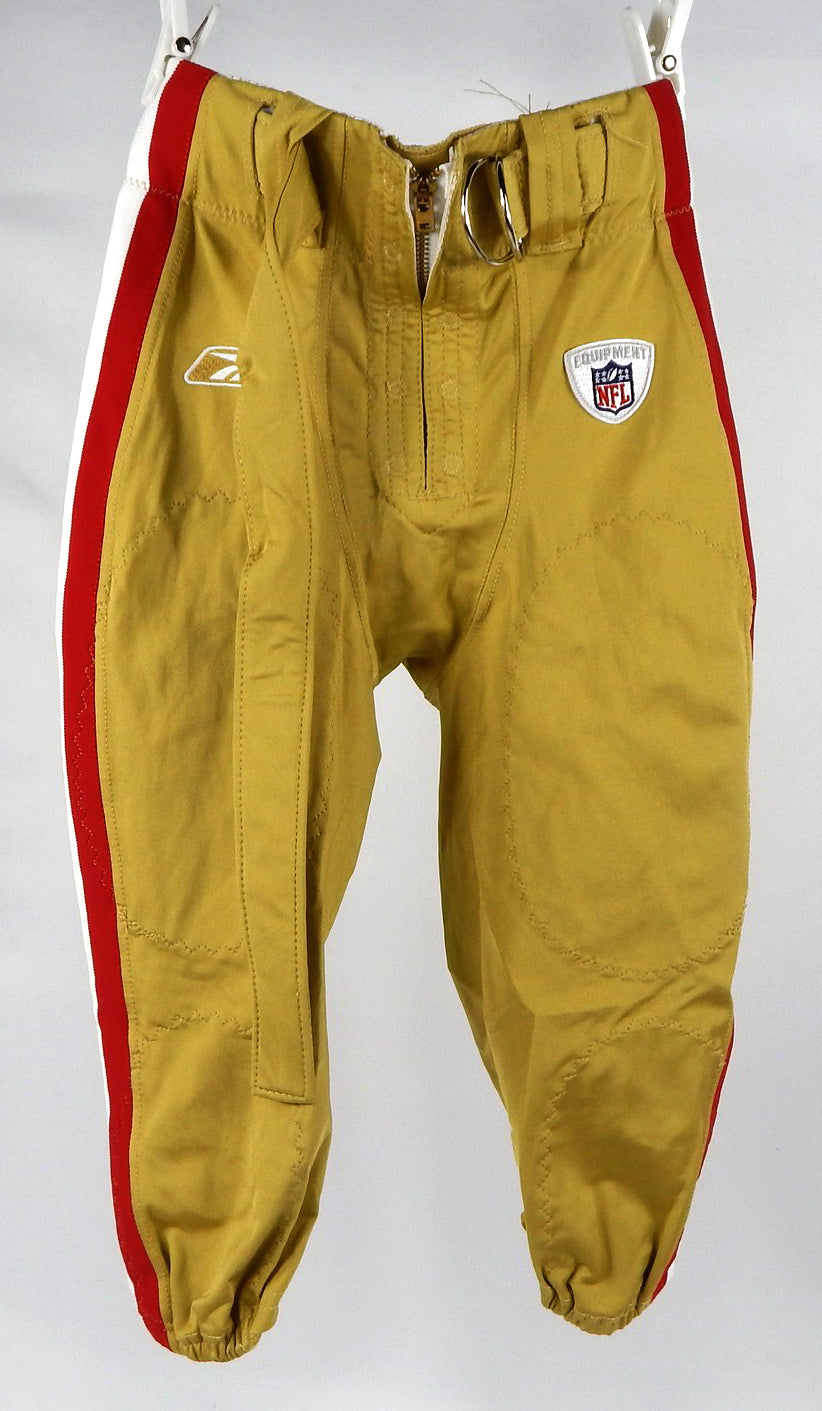 2011 San Francisco 49ers Game Issued Gold Pants 30 208
