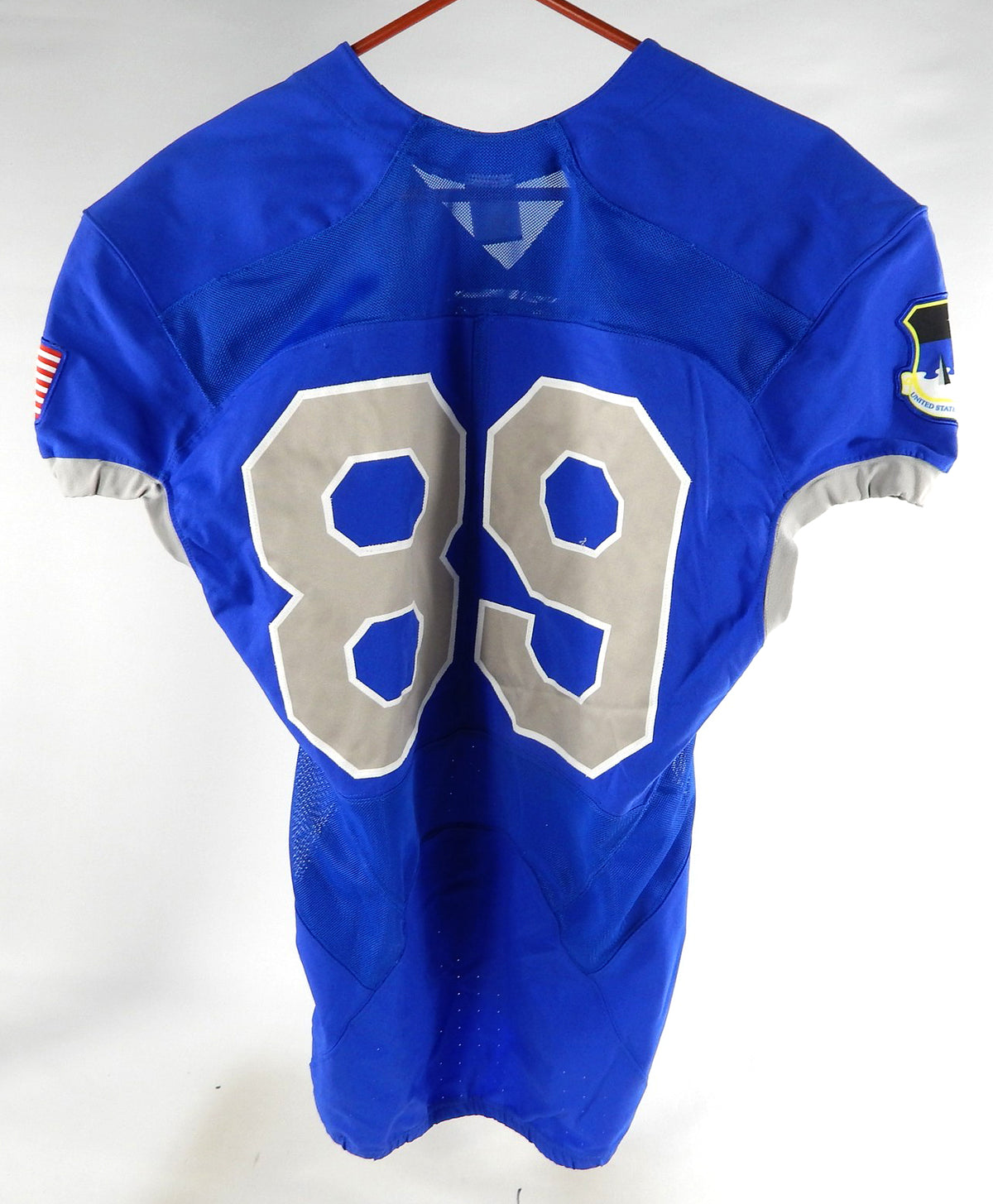 Air Force Falcons #89 Game Used Blue Jersey Name Plate Removed L 967 Pic2