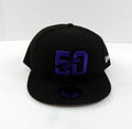 2023-24 Unisex Utah Jazz Authentic Black Snapback Hat 50th New Era NWT OS 80S