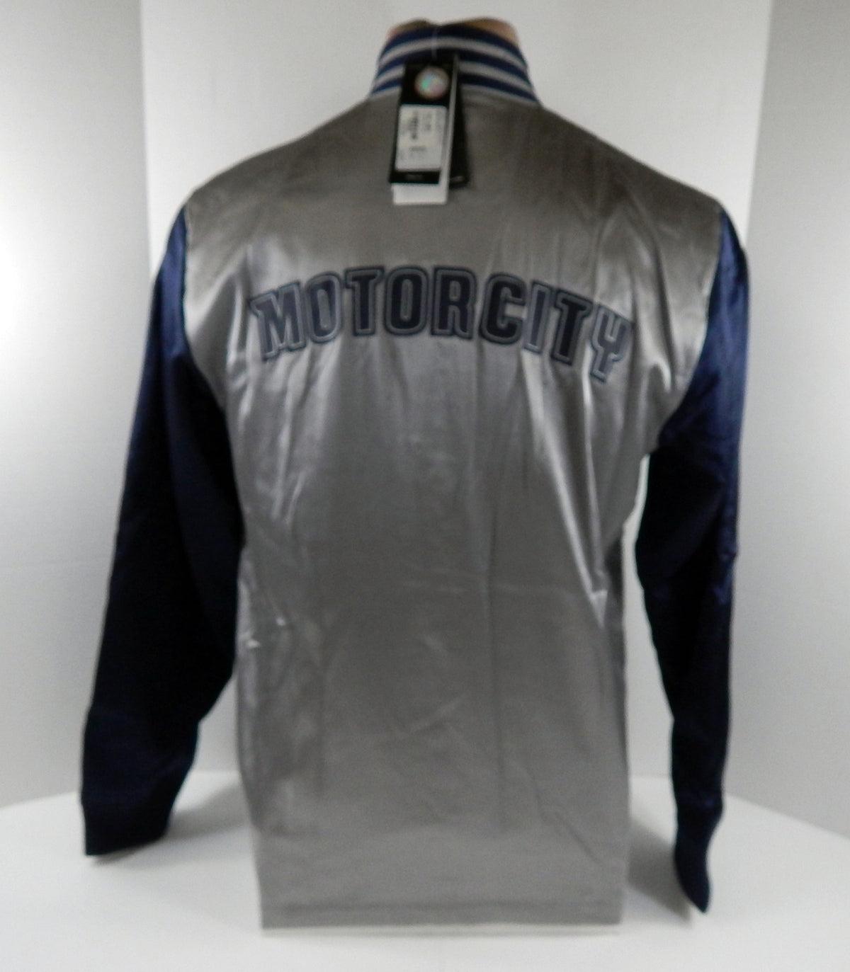 2014-15 Mens Detroit Pistons Authentic Navy Warm Up Jacket Adidas NWT M 35S Pic2