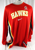 2025-26 Atlanta Hawks Onyeka Okongwu #17 Game Used Red Shooting Shirt XL 053