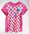 Womens Kansas Jayhawks #3 Game Used Pink Jersey SoccerBreast Cancer S 912
