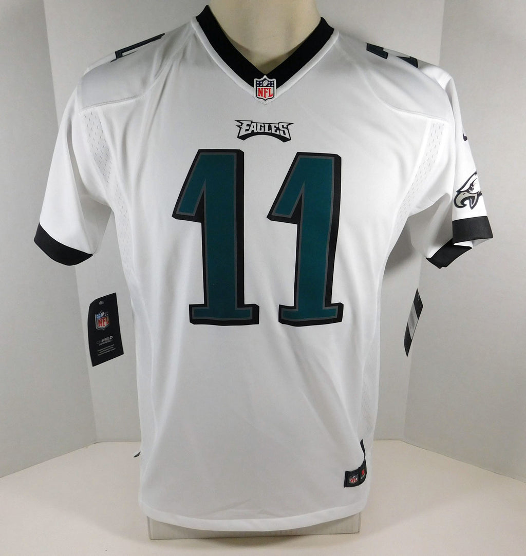 New Youth Philadelphia Eagles Carson Wentz #11 White Game Jersey S Nike Auth NWT
