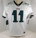 New Youth Philadelphia Eagles Carson Wentz #11 White Game Jersey L Nike Auth NWT