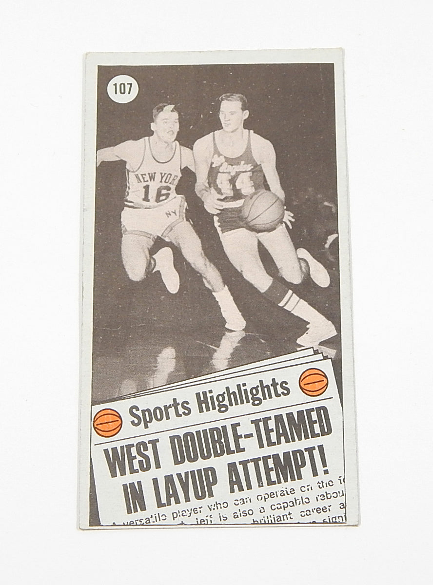 1970-71 Topps Jerry West #107 All-Star Vg/Ex Pic2