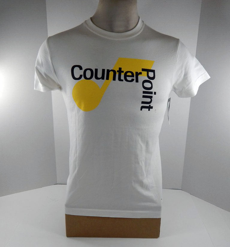 Men's Utah Jazz White T-Shirt Counterpoint Core Tee NWT S 034S