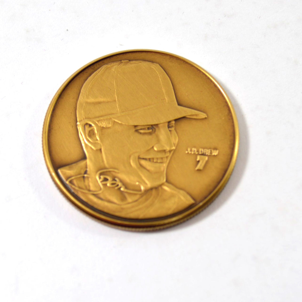Highland Mint J.D. Drew Bronze Coin # out of 25,000 Pic2