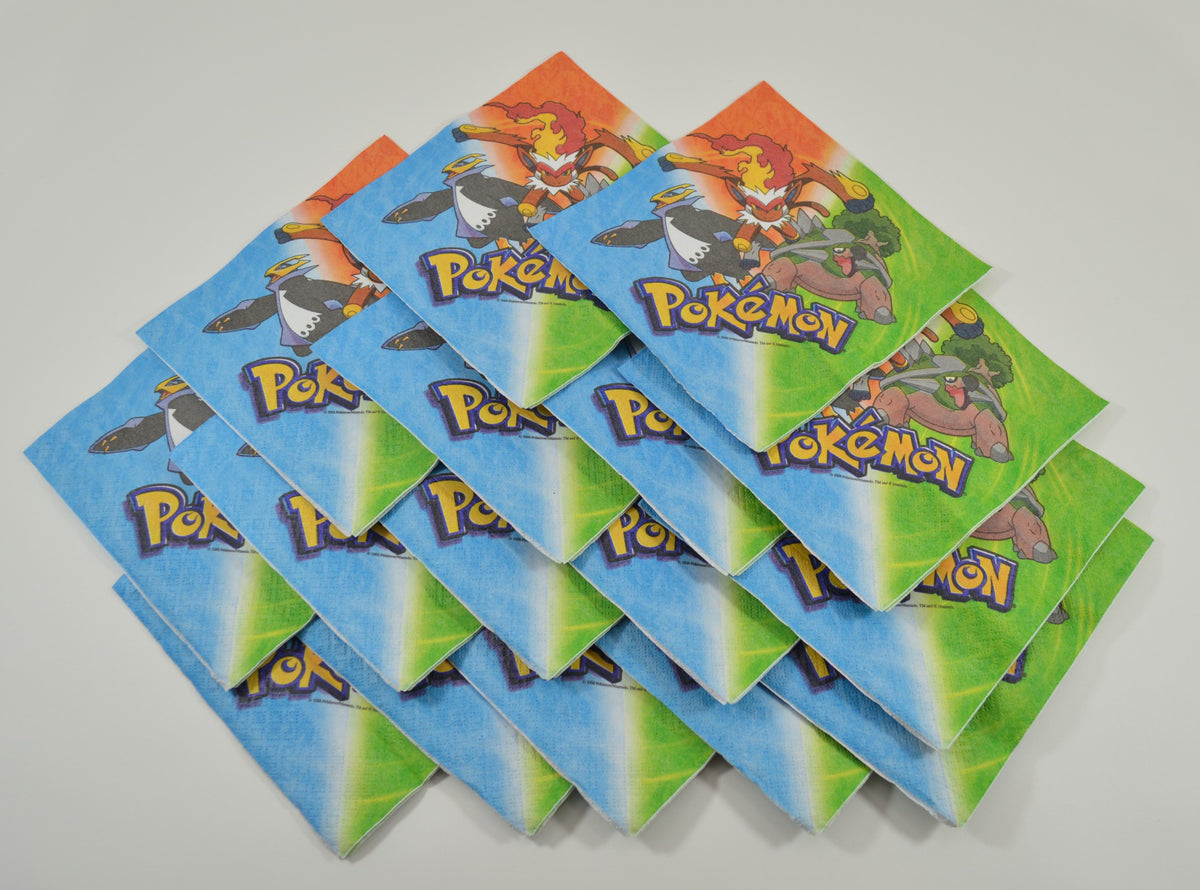 Pokemon Birthday Party Napkins and Drinking Paper Cups (24 Cups + 48 Napkins) Pic2