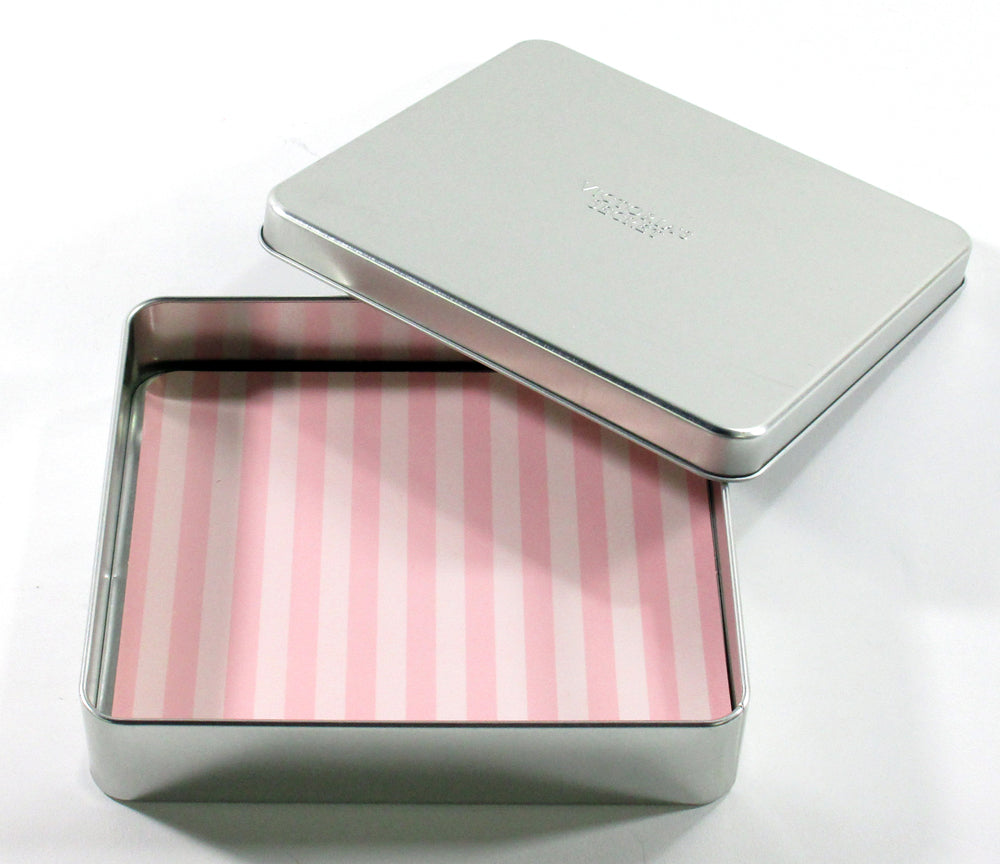 (5) Victoria's Secret Collectible Storage Tin for Travel Size Items & Cosmetics Pic2