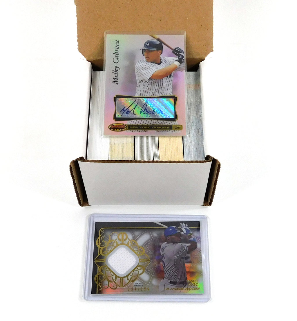 200 Baseball Commons with 1 Baseball Auto & 1 Relic