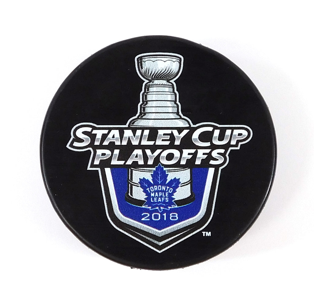 2018 Stanley Cup Playoffs Toronto Maple Leafs Team Logo Official NHL Hockey Puck