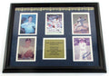 Ford / Hunter / Guidry / Lopat / Reynolds Signed Framed Photo Display 5 Autos