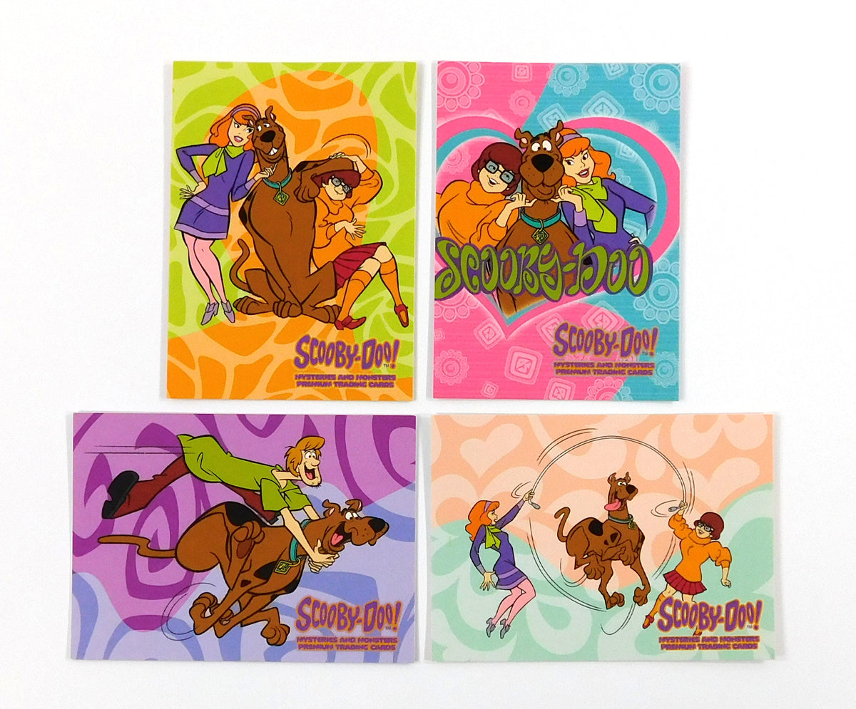 2003 Inkworks Scooby Doo Mysteries & Monsters Box Loaders Trading Card Set (4)