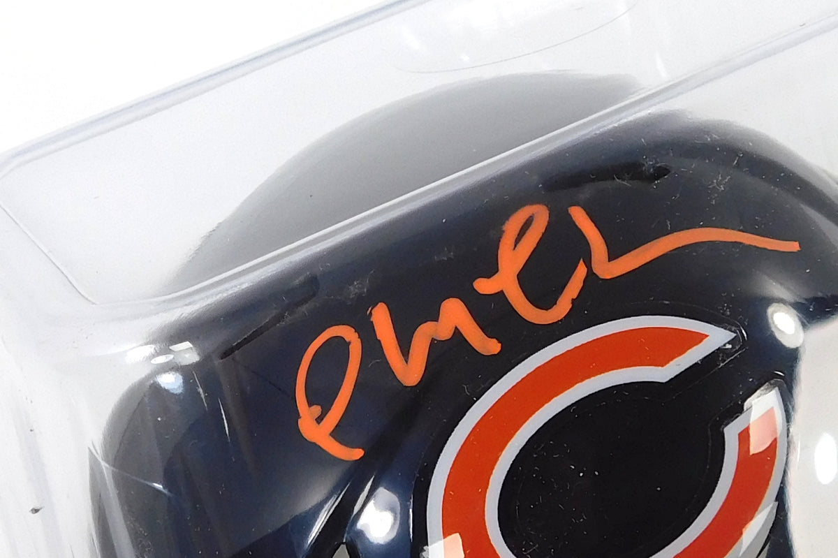 Chevy Chase Signed Chicago Bears Mini NFL Helmet Beckett Witnessed Auto Pic2