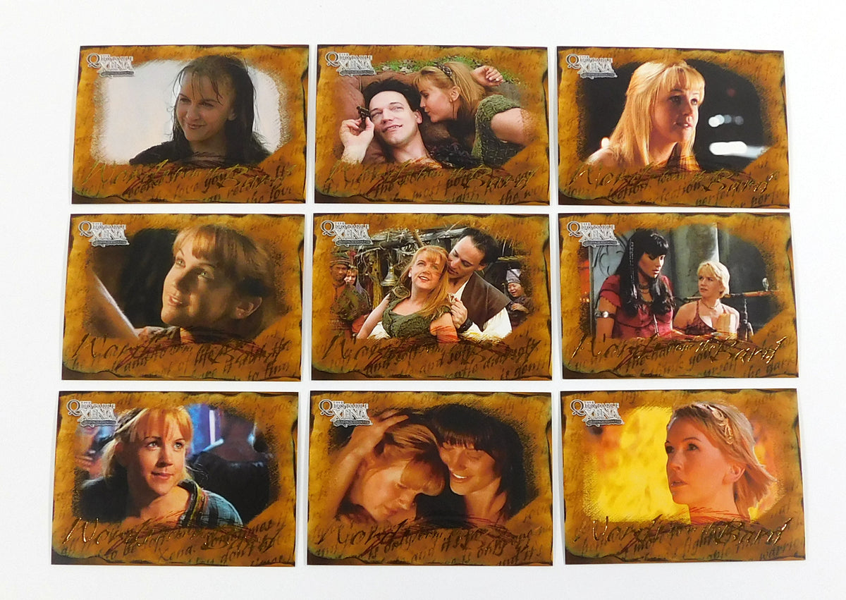 2003 The Quotable Xena Warrior Princess Words from the Bard Insert Set (B1-B9)