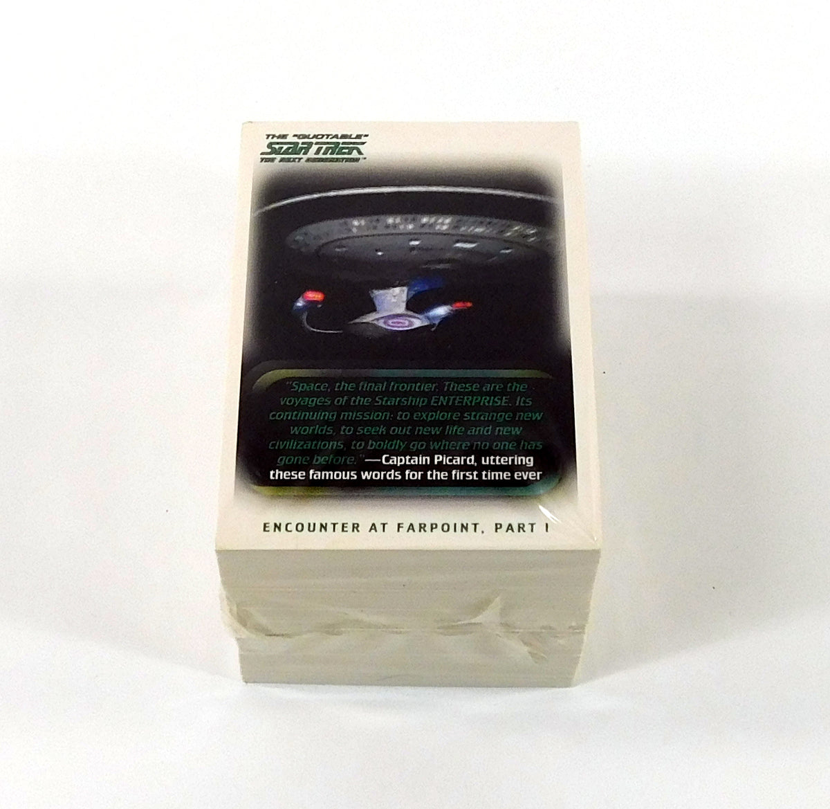 2005 Rittenhouse Quotable Star Trek The Next Generation Trading Card Set (110)