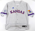 Kansas Jayhawks Blank XII Game Issued Grey Adidas Baseball Jersey - Size 40