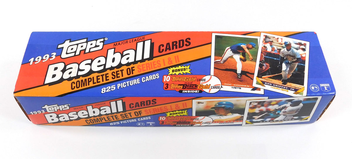 # 1993 Topps Baseball Opened Factory Set (825) Jeter RC + 10 Gold + 3 Black Gold