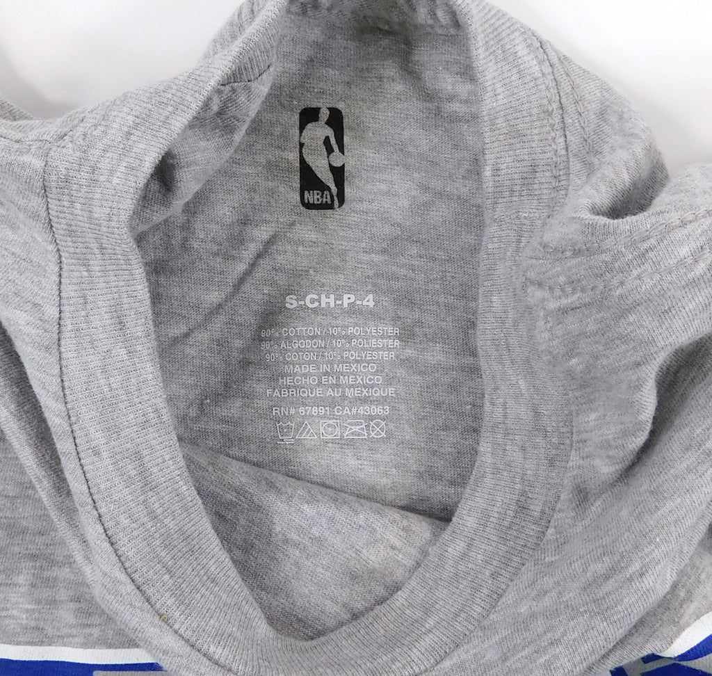 Detroit Pistons D Logo Tert T-Shirt Kids Small (4) Grey YS 770928 NWT Pic2