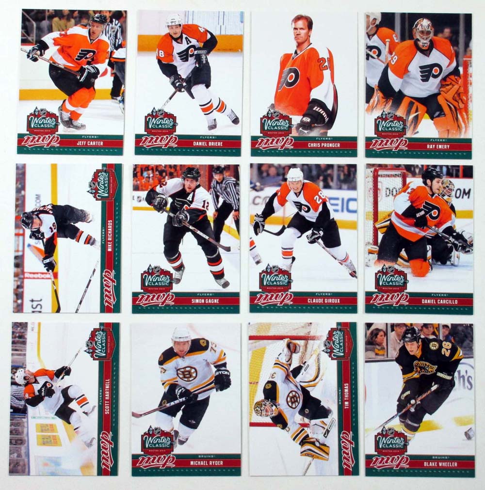 2009-10 Upper Deck MVP Winter Classic Hockey Set (20) Nm/Mt ^ Claude Giroux Pic2