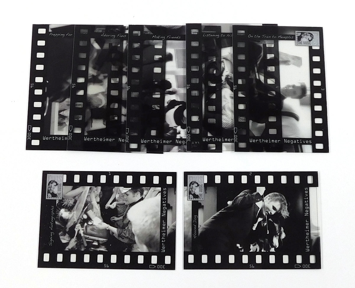 2007 Press Pass Elvis The Music Wertheimer Negatives Insert Set (7) Nm/Mt