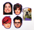 2002 Inkworks The Osbournes Head-Bangers Chase Card Set (H1-H5)