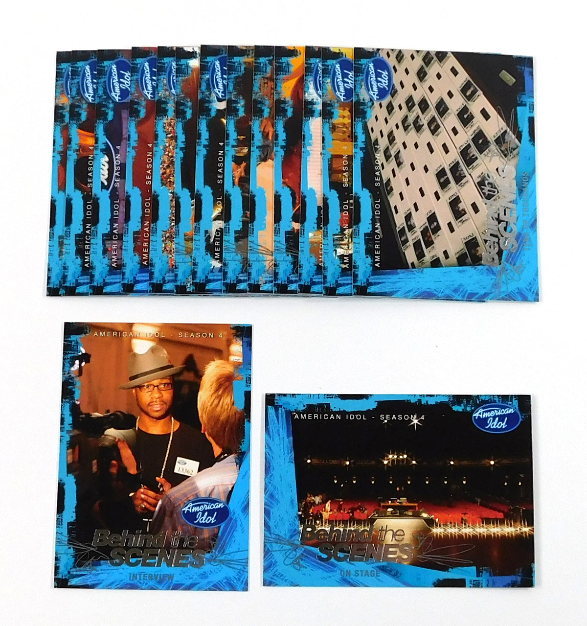 2005 Fleer American Idol Season 4 Behind the Scenes Trading Card Set (15)