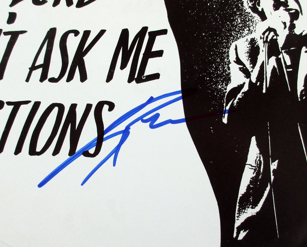 Graham Parker Signed Record Album Hey Lord, Don't Ask Me Questions w/ AUTO Pic2