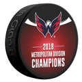 2018 Metropolitan Division Champs Washington Capitals Official NHL Hockey Puck