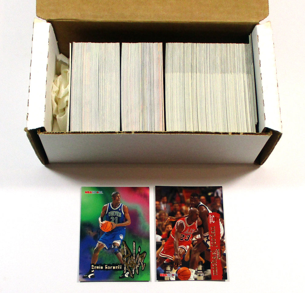 1995-96 Hoops Basketball Set (400) Nm/Mt Garnett RC Michael Jordan