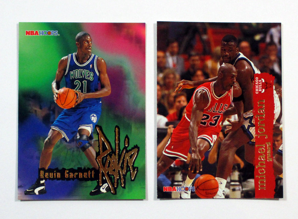 1995-96 Hoops Basketball Set (400) Nm/Mt Garnett RC Michael Jordan Pic2
