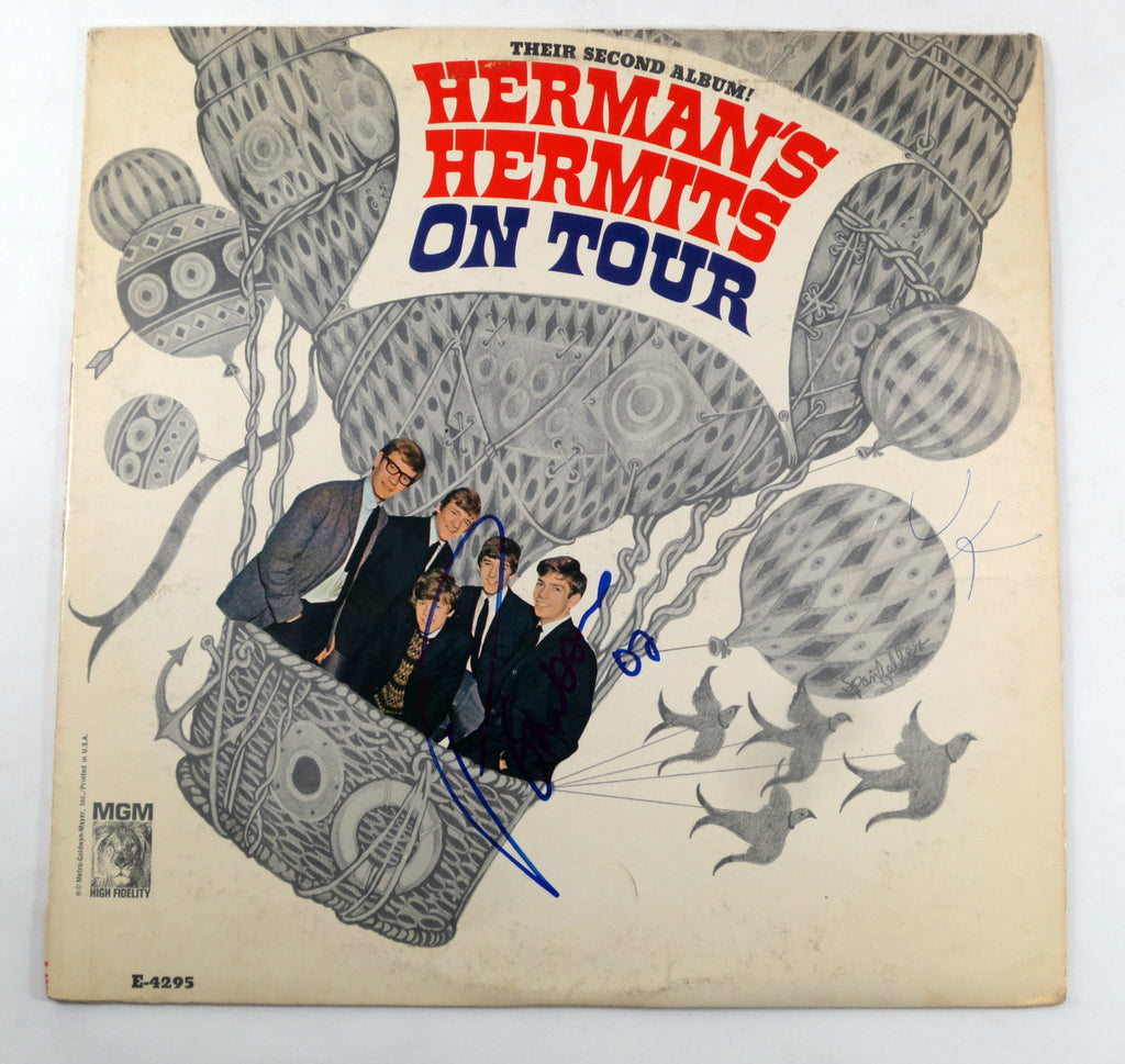 Peter Noone Signed Record Album Herman's Hermits On Tour w/ AUTO