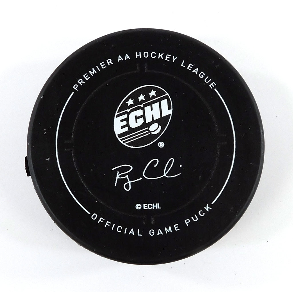 2018 South Carolina Stingrays 25th Anniversary Official ECHL Game Puck Pic2