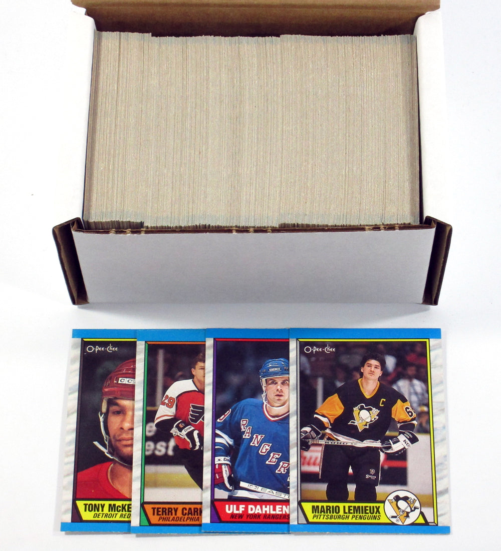 1989-90 OPC O-Pee-Chee Hockey Complete Set (330) Nm-Mt Joe Sakic Rookie