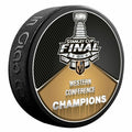 2018 Stanley Cup Western Conference Champions Golden Knights NHL Game Puck