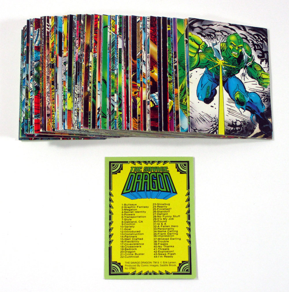 1992 Comic Images The Savage Dragon Trading Card Set (90) Nm/Mt