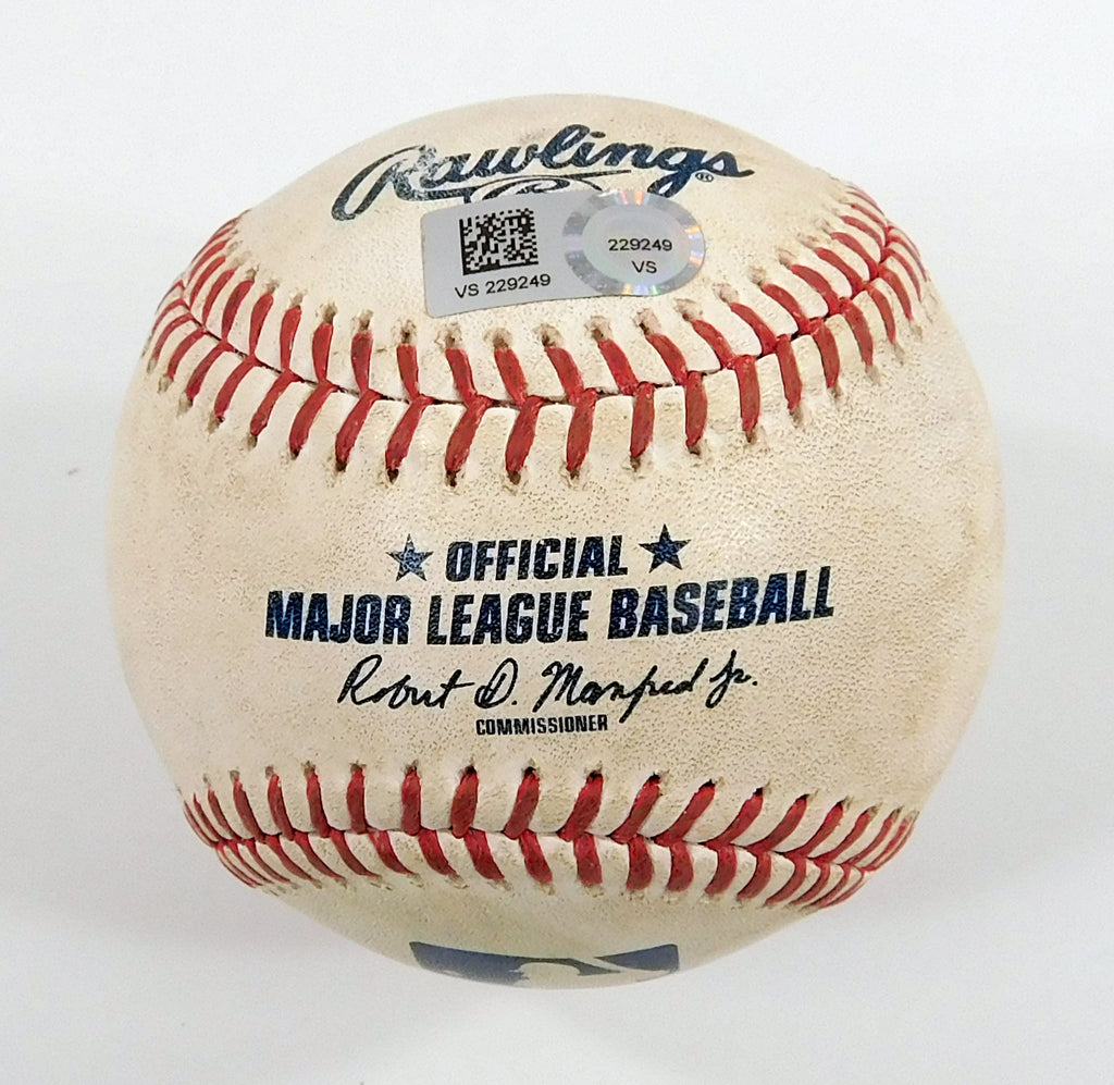 Rangers @ Nationals 7-7-23 Game-Used Baseball Lowe (SO)/Garcia (GO)/Williams COA
