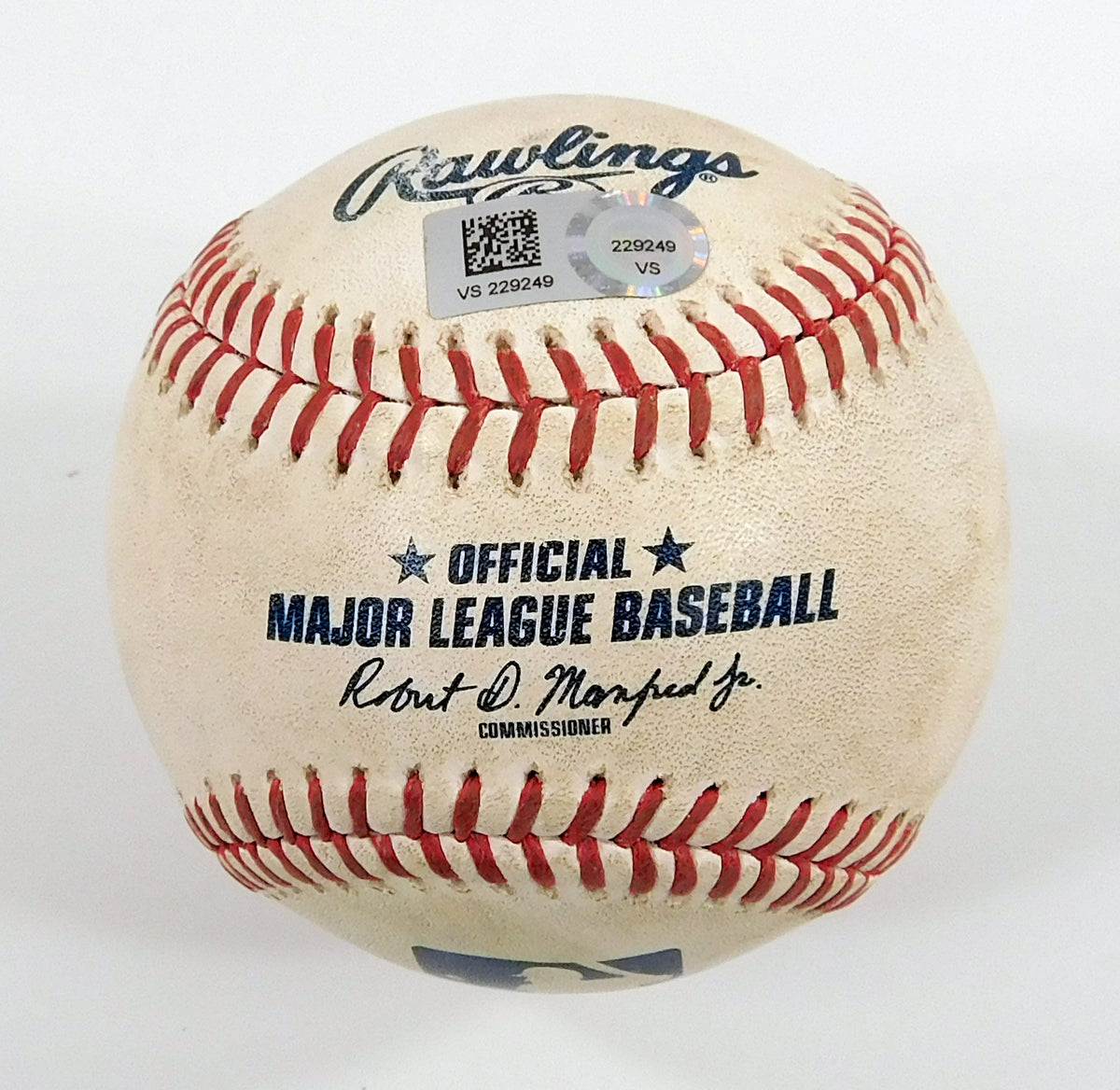 Rangers @ Nationals 7-7-23 Game-Used Baseball Lowe (SO)/Garcia (GO)/Williams COA