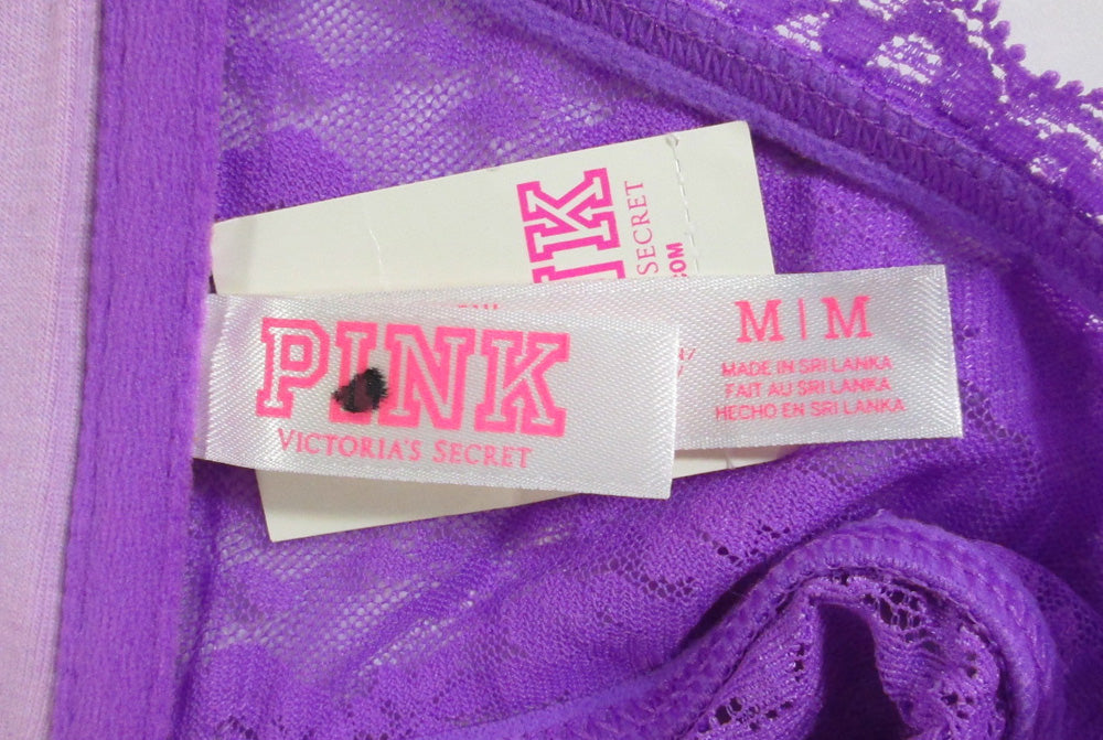 Victoria's Secret Pink Lace Bandeau (Medium) Purple NWT Pic2