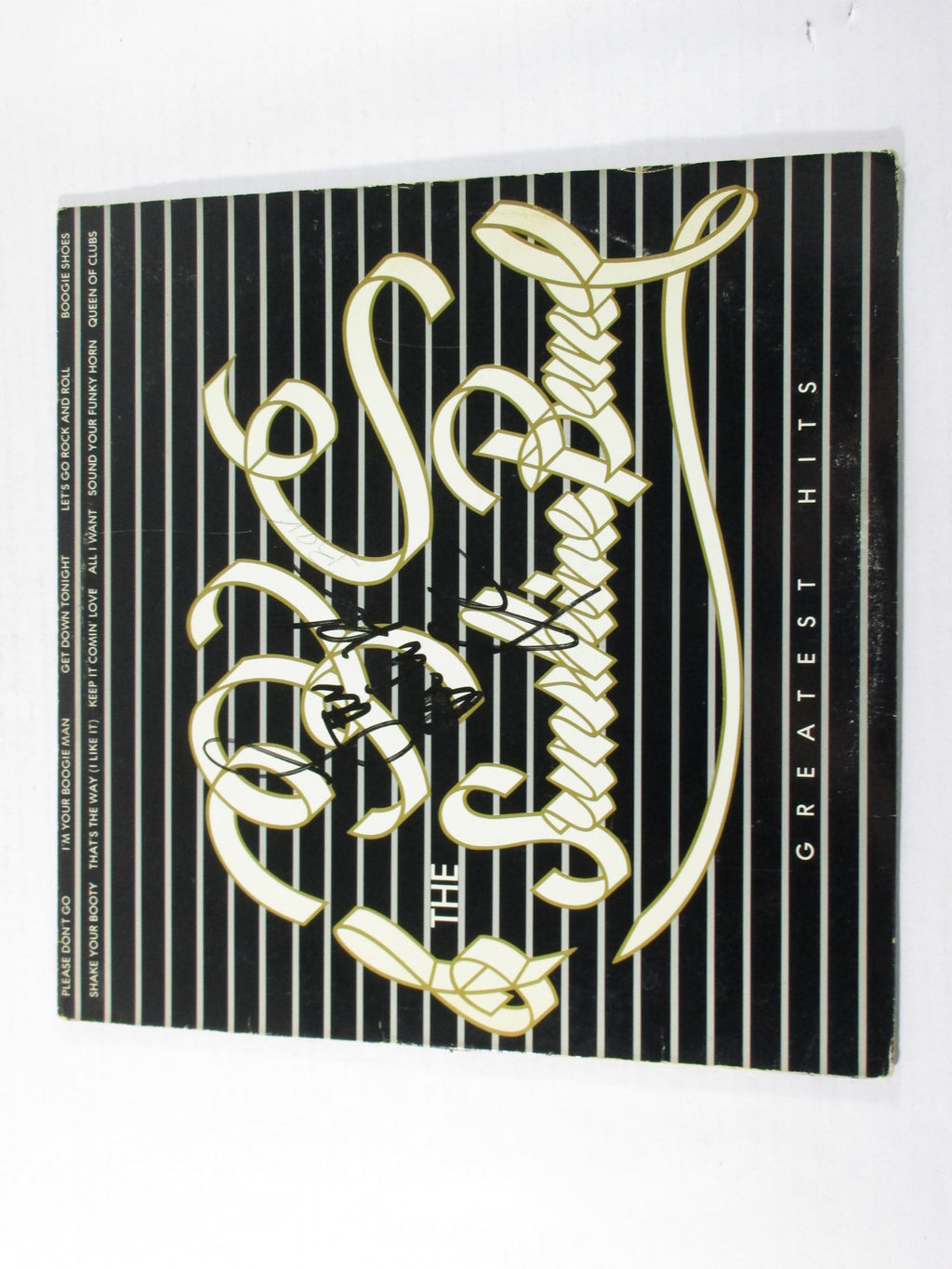 Harry Wayne Casey Signed Album KC & The Sunshine Band Greatest Hits AUTO Pic2